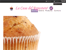 Tablet Screenshot of lacasadelrepostero.com
